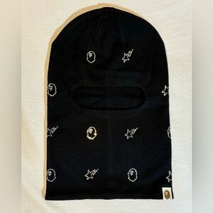 BAPE black crystal stone balaclava